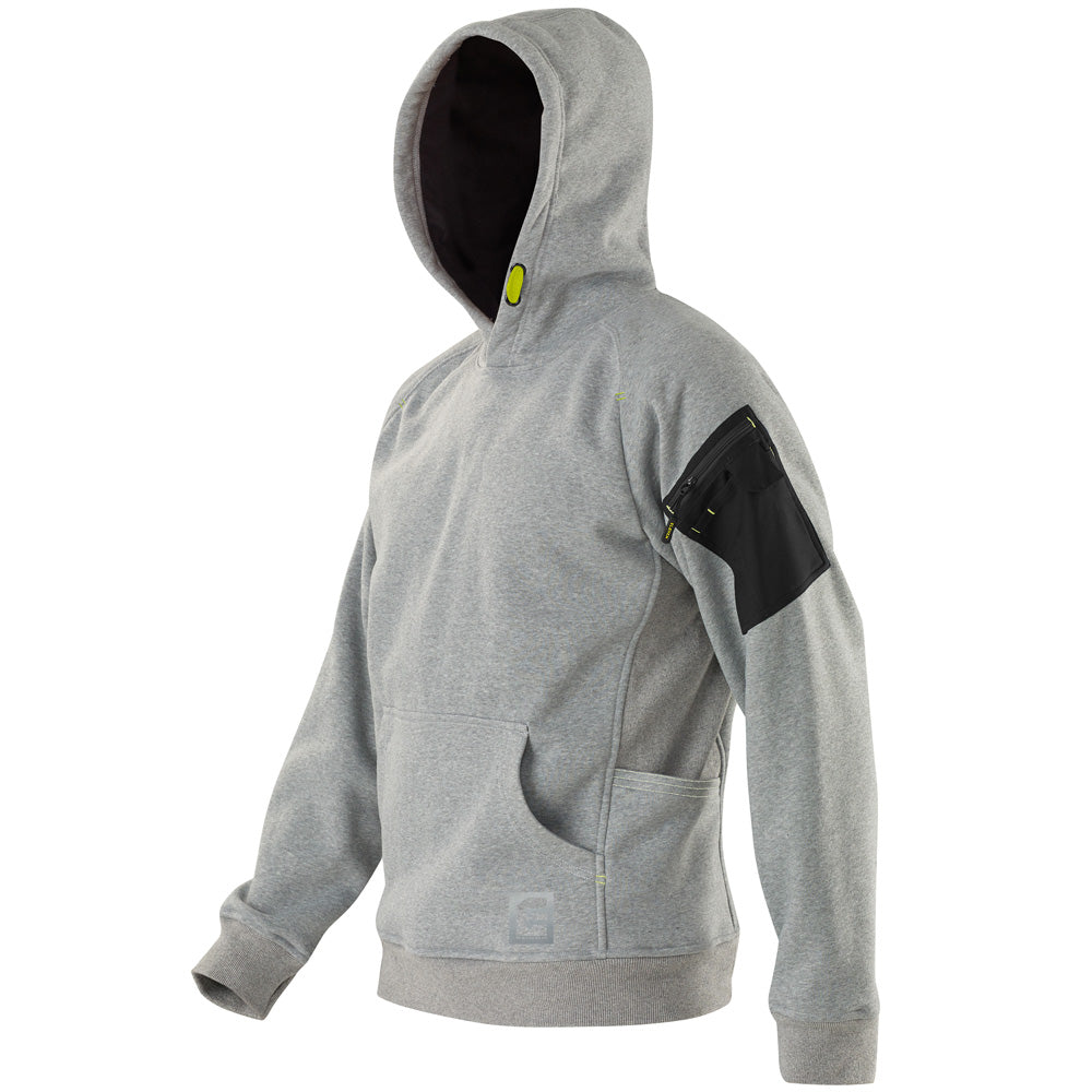 ELEVEN Workwear Evolution Work Hoodie - Grey Marle - RSEA Safety Outlet